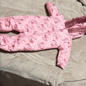 Disney Pink Minnie Mouse Snowsuit